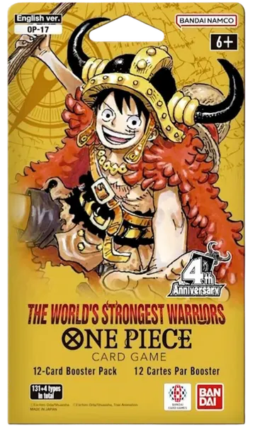 The World's Strongest Warriors: Sleeved Booster Pack
