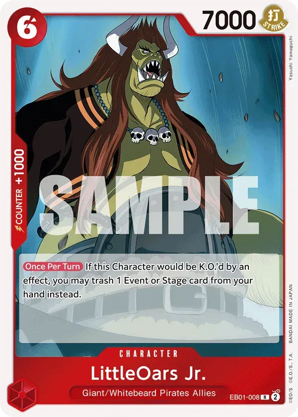 LittleOars Jr. — carte One Piece TCG EB01-008 (Memorial Collection)