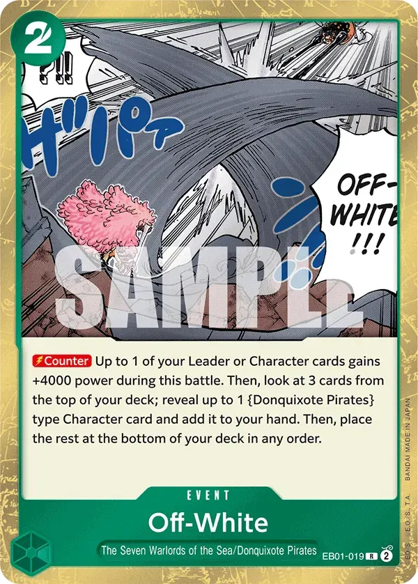 Off-White — carte One Piece TCG EB01-019 (Memorial Collection)