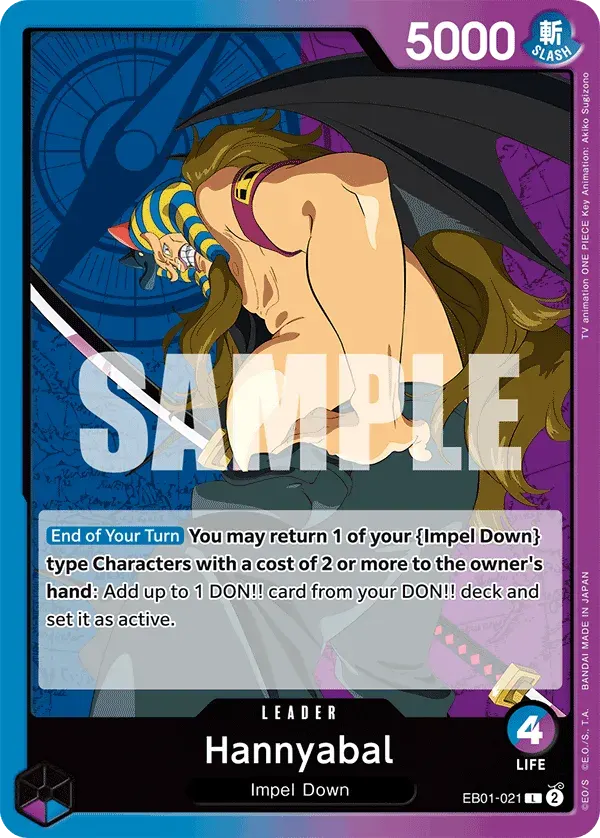 Hannyabal — carte One Piece TCG EB01-021 (Memorial Collection)
