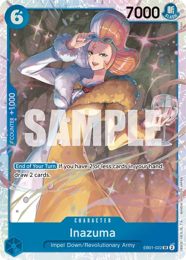 Inazuma — carte One Piece TCG EB01-022 (Memorial Collection)