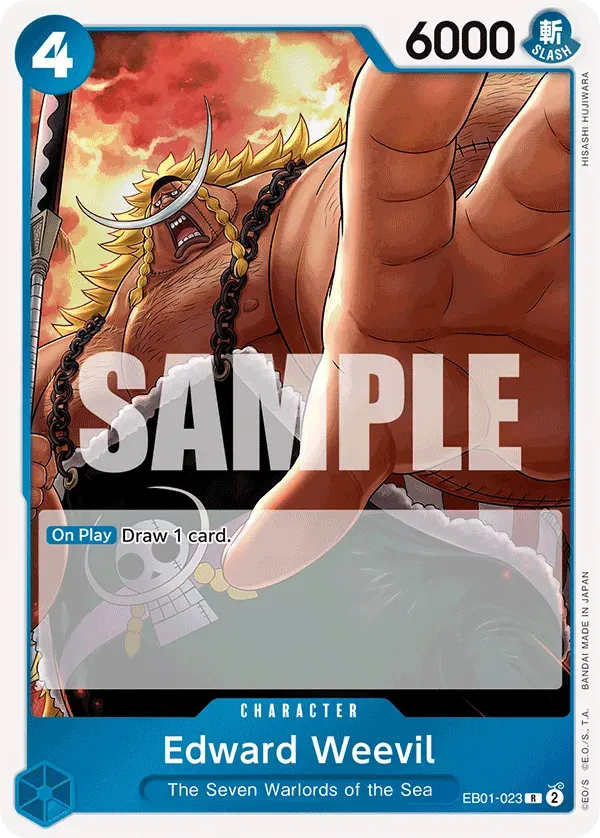 Edward Weevil — carte One Piece TCG EB01-023 (Memorial Collection)