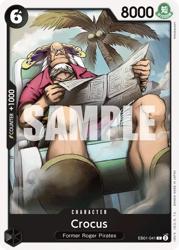 Crocus — carte One Piece TCG EB01-041 (Memorial Collection)