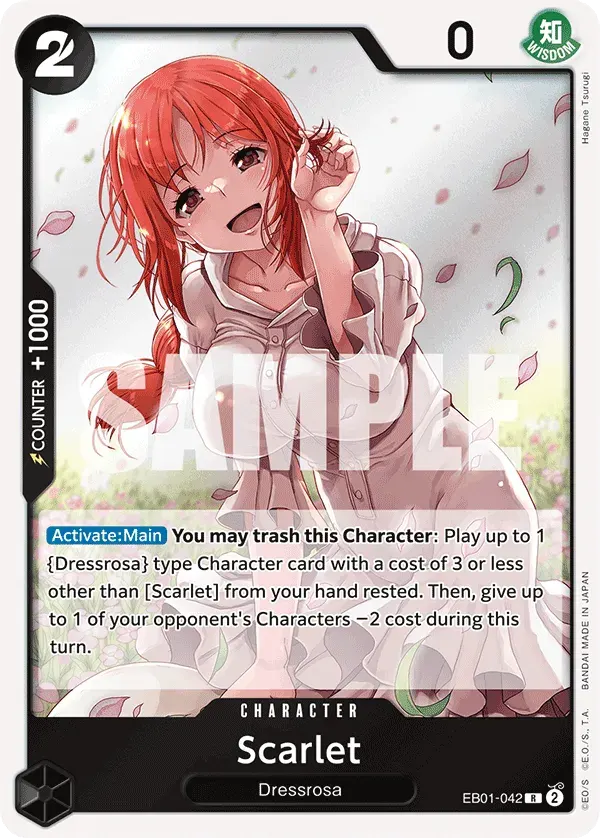 Scarlet — carte One Piece TCG EB01-042 (Memorial Collection)