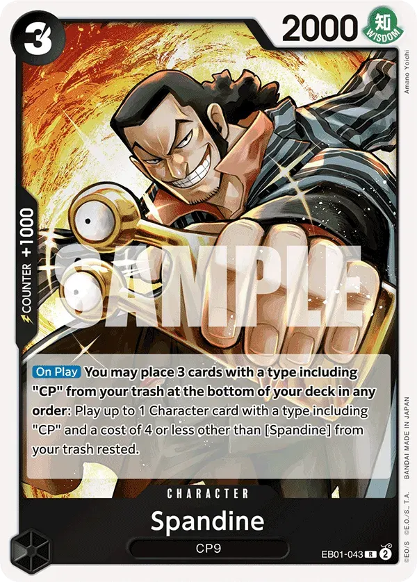 Spandine — carte One Piece TCG EB01-043 (Memorial Collection)