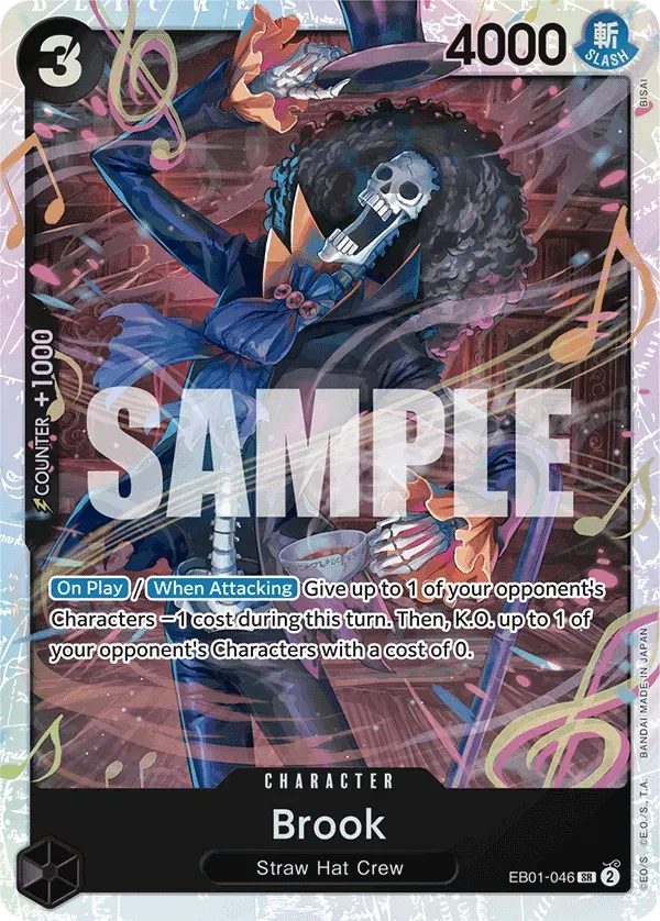 Brook — carte One Piece TCG EB01-046 (Memorial Collection)