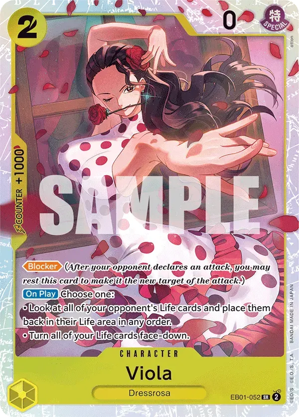 Viola — carte One Piece TCG EB01-052 (Memorial Collection)