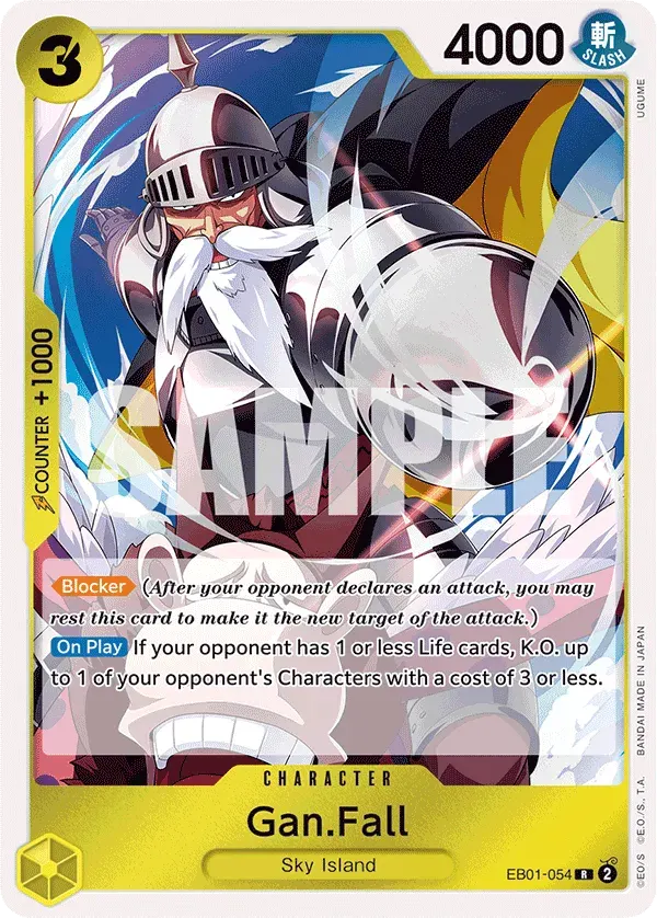 Gan.Fall — carte One Piece TCG EB01-054 (Memorial Collection)