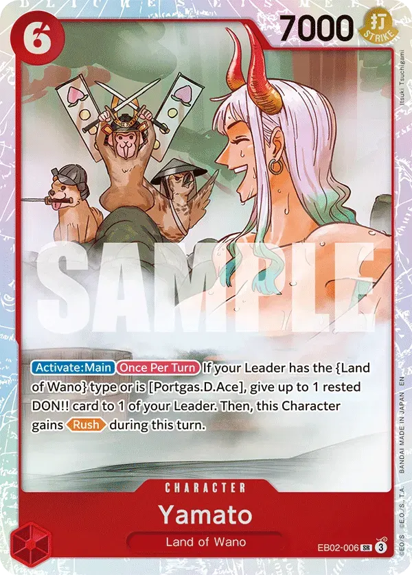 Yamato — carte One Piece TCG EB02-006 (Anime 25th Collection)