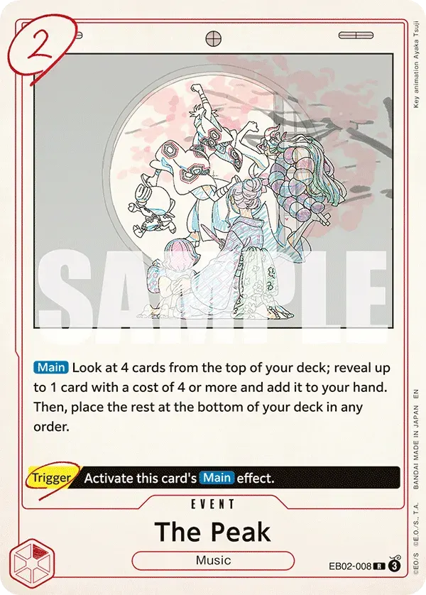The Peak — carte One Piece TCG EB02-008 (Anime 25th Collection)