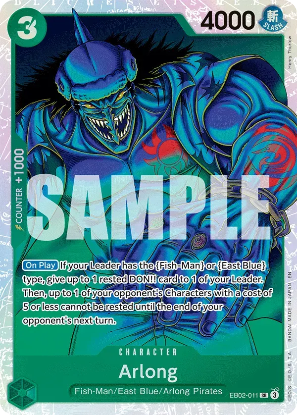 Arlong — carte One Piece TCG EB02-011 (Anime 25th Collection)