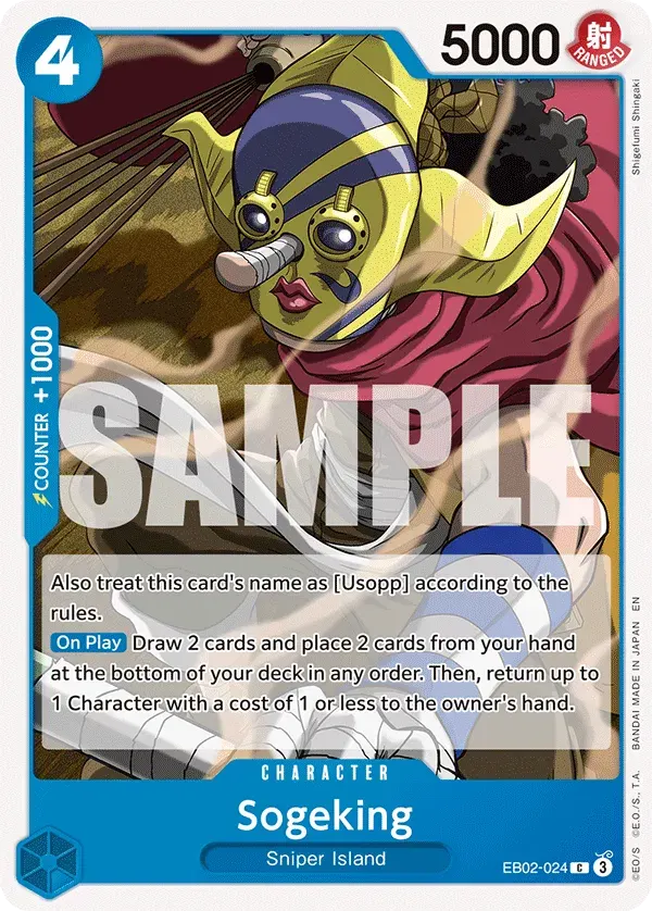 Sogeking — carte One Piece TCG EB02-024 (Anime 25th Collection)