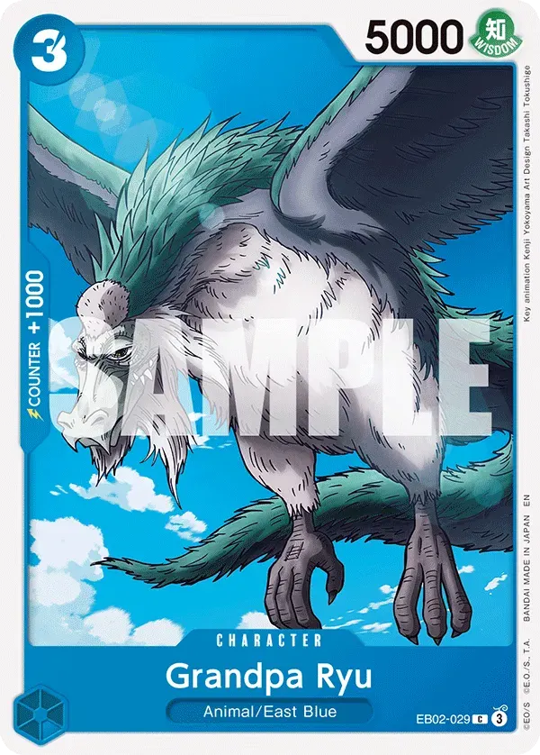 Grandpa Ryu — carte One Piece TCG EB02-029 (Anime 25th Collection)