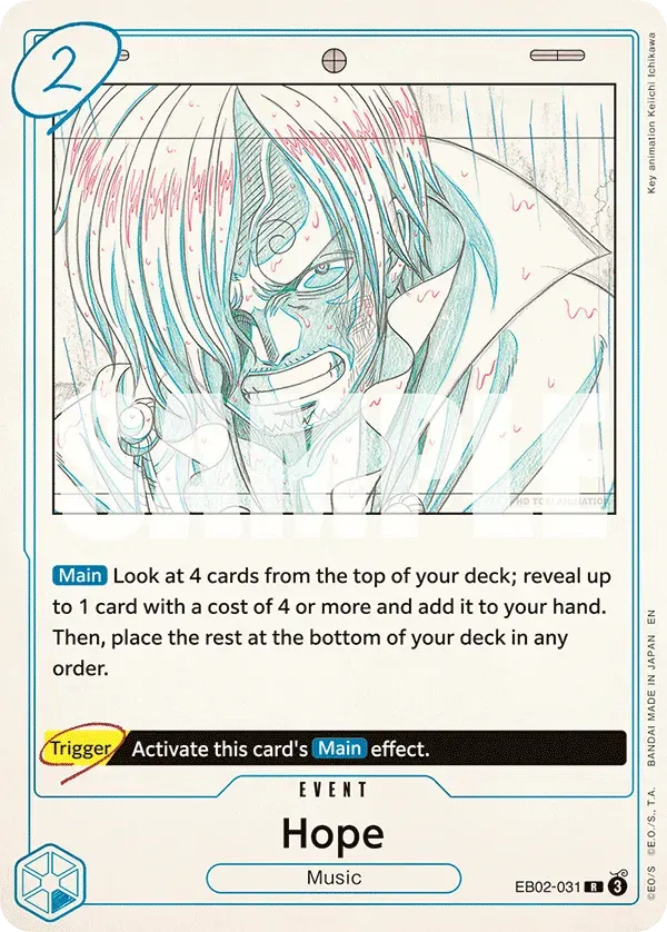 Hope — carte One Piece TCG EB02-031 (Anime 25th Collection)