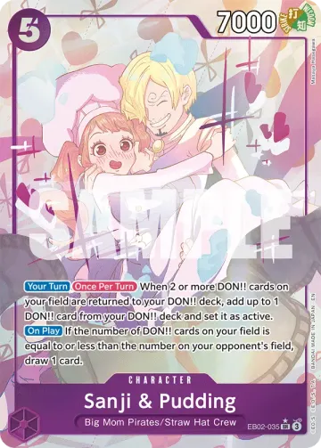 Sanji & Pudding