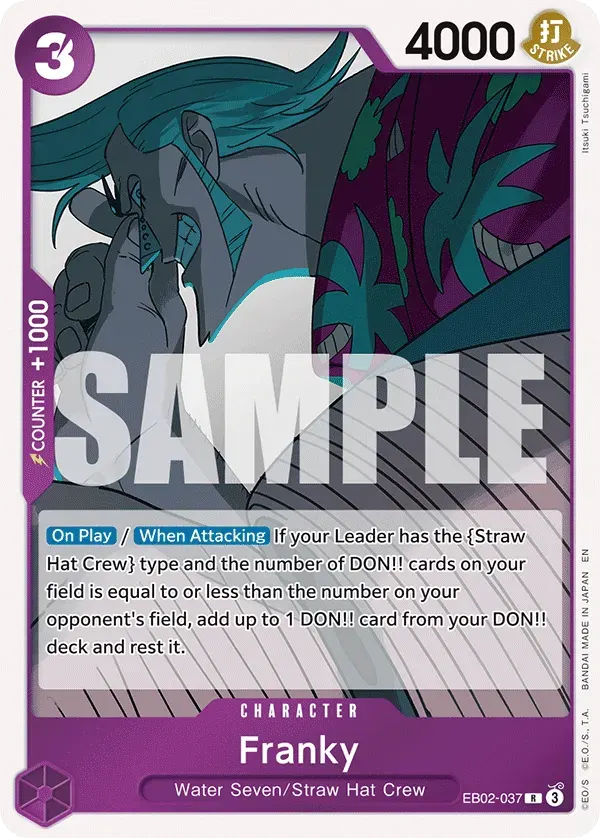 Franky — carte One Piece TCG EB02-037 (Anime 25th Collection)