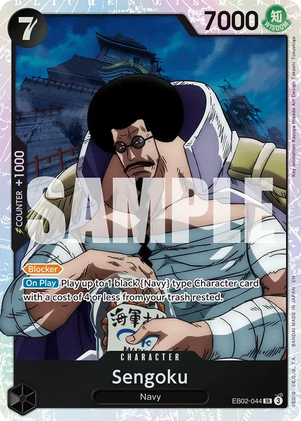 Sengoku — carte One Piece TCG EB02-044 (Anime 25th Collection)