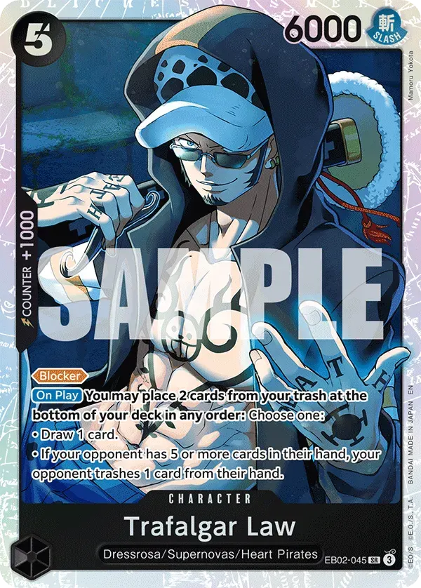 Trafalgar Law — carte One Piece TCG EB02-045 (Anime 25th Collection)