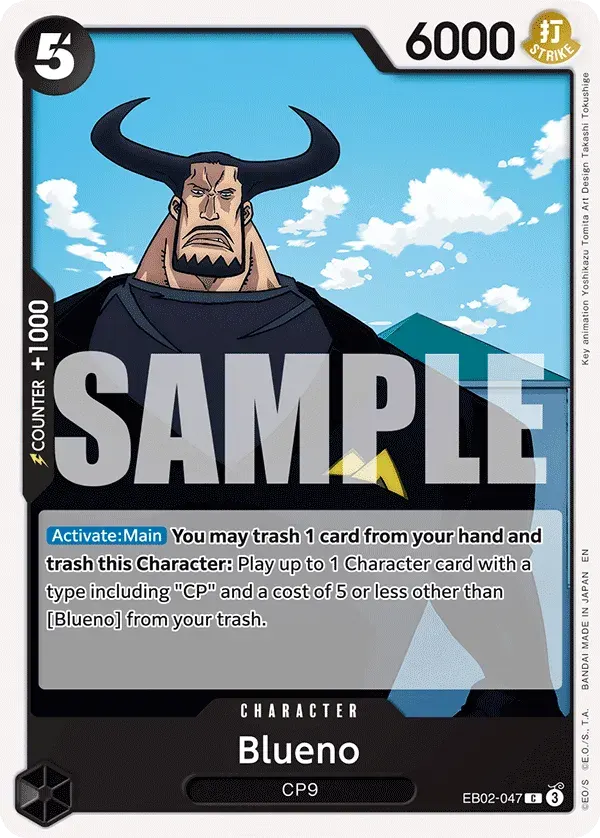 Blueno — carte One Piece TCG EB02-047 (Anime 25th Collection)
