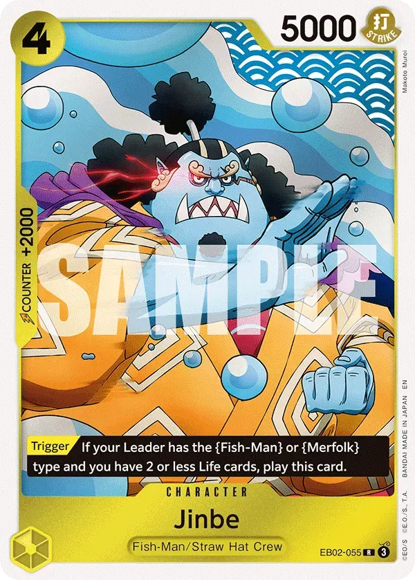 Jinbe — carte One Piece TCG EB02-055 (Anime 25th Collection)