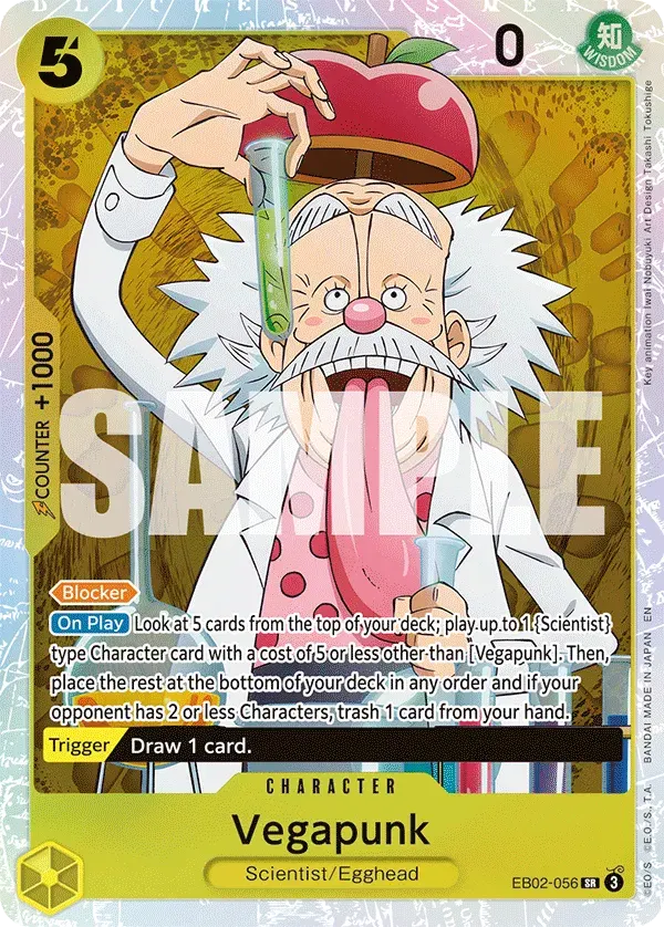 Vegapunk — carte One Piece TCG EB02-056 (Anime 25th Collection)