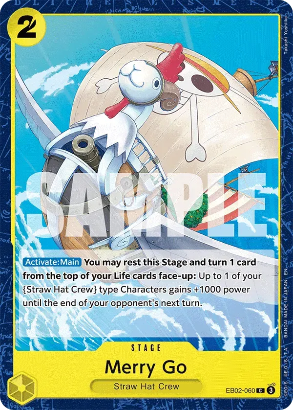 Merry Go — carte One Piece TCG EB02-060 (Anime 25th Collection)