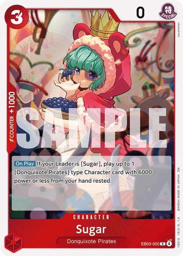 Sugar — carte One Piece TCG EB03-005 (One Piece Heroines Edition)