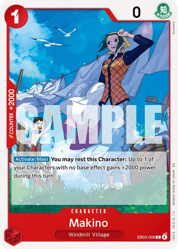 Makino — carte One Piece TCG EB03-009 (One Piece Heroines Edition)