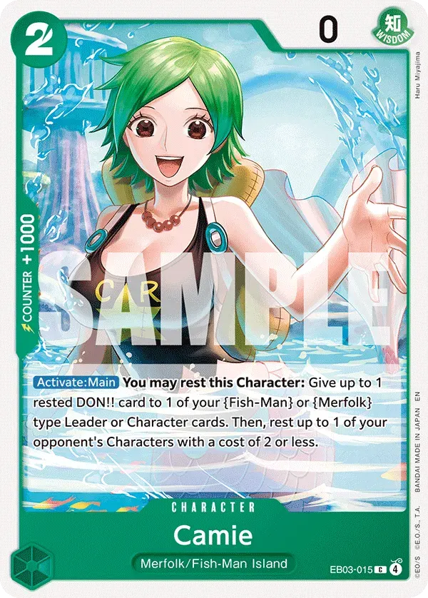 Camie — carte One Piece TCG EB03-015 (One Piece Heroines Edition)