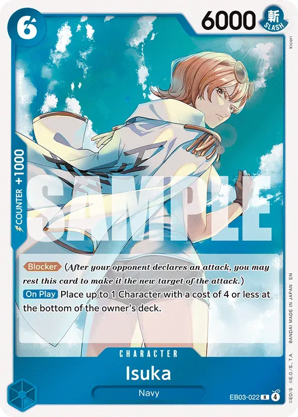 Isuka — carte One Piece TCG EB03-022 (One Piece Heroines Edition)