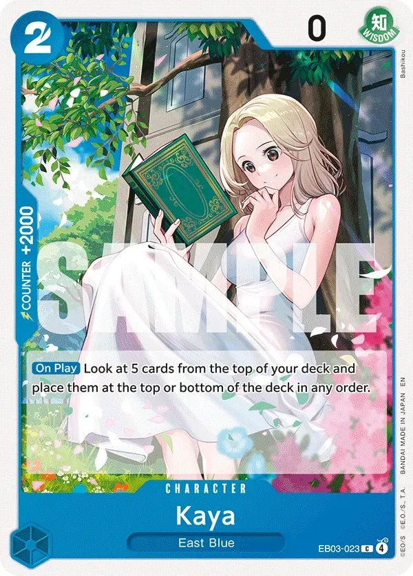 Kaya — carte One Piece TCG EB03-023 (One Piece Heroines Edition)