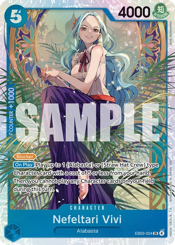 Nefeltari Vivi — carte One Piece TCG EB03-024 (One Piece Heroines Edition)
