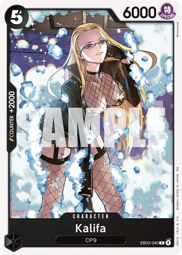 Kalifa — carte One Piece TCG EB03-040 (One Piece Heroines Edition)