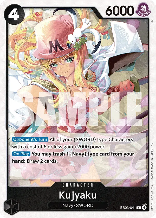 Kujyaku — carte One Piece TCG EB03-041 (One Piece Heroines Edition)