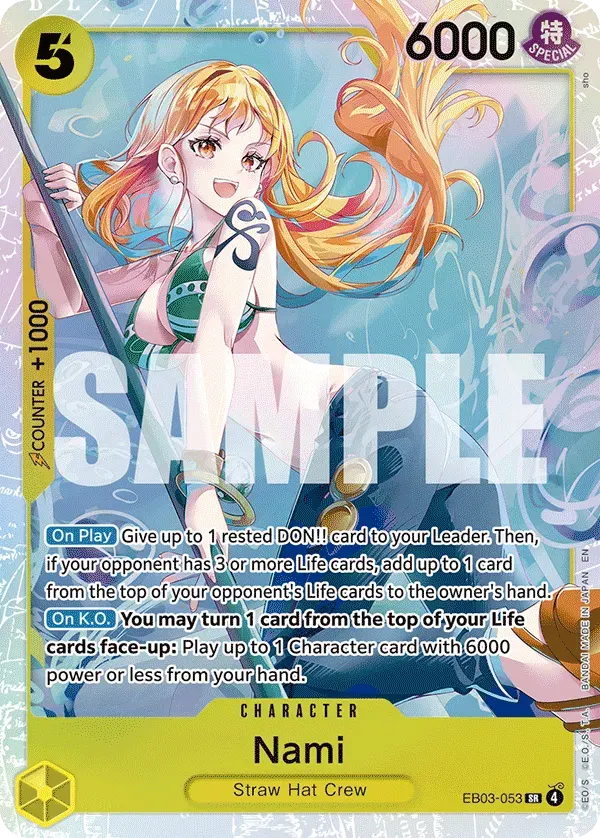 Nami — carte One Piece TCG EB03-053 (One Piece Heroines Edition)