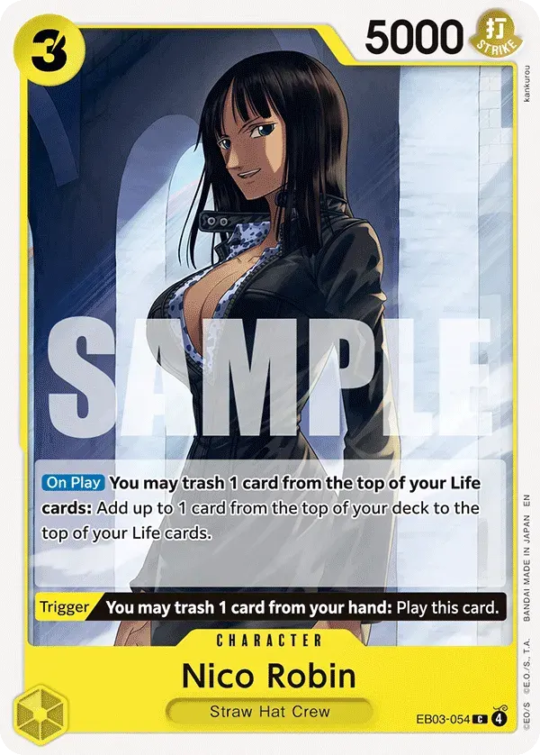 Nico Robin — carte One Piece TCG EB03-054 (One Piece Heroines Edition)