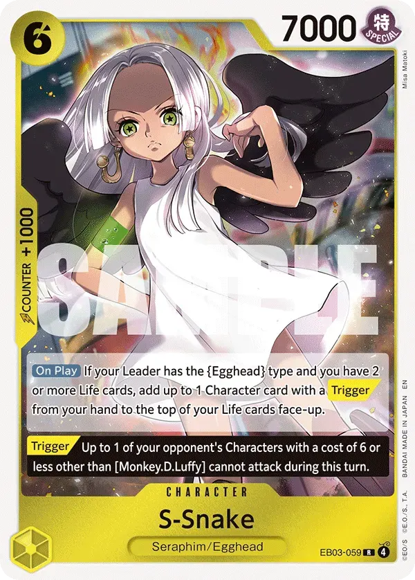 S-Snake — carte One Piece TCG EB03-059 (One Piece Heroines Edition)