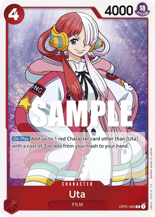 Uta — carte One Piece TCG OP01-005 (Romance Dawn)