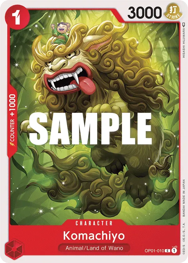 Komachiyo — carte One Piece TCG OP01-010 (Romance Dawn)