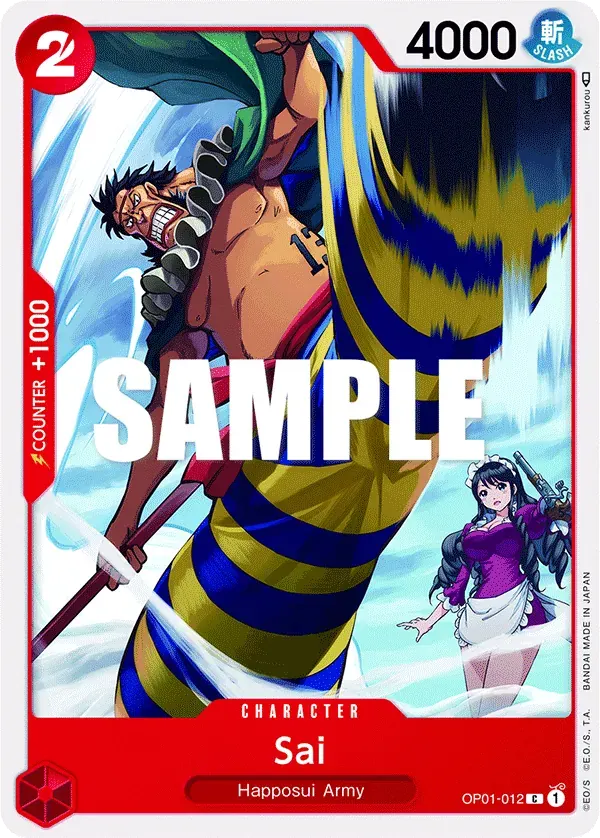 Sai — carte One Piece TCG OP01-012 (Romance Dawn)