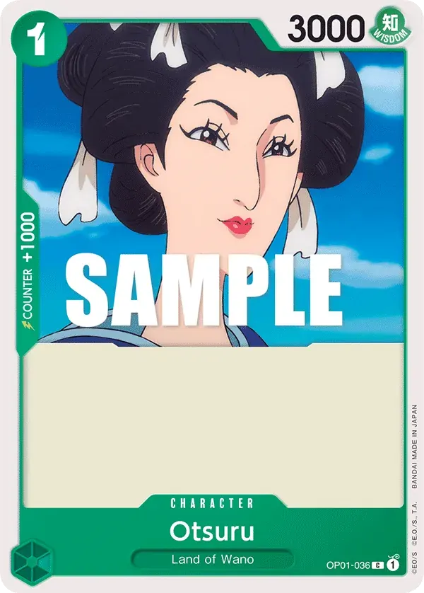 Otsuru — carte One Piece TCG OP01-036 (Romance Dawn)