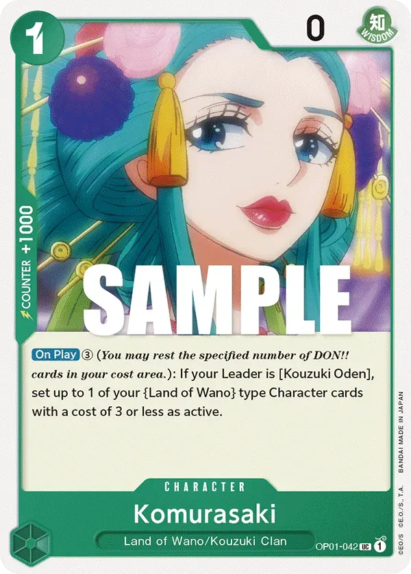 Komurasaki — carte One Piece TCG OP01-042 (Romance Dawn)