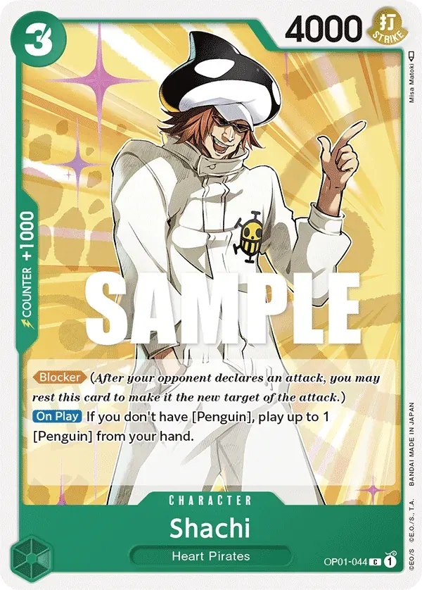 Shachi — carte One Piece TCG OP01-044 (Romance Dawn)
