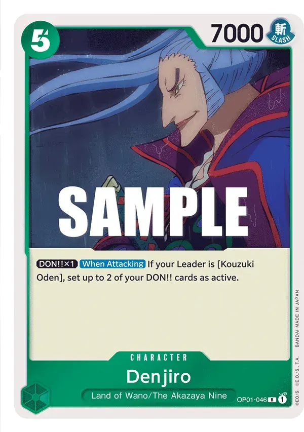 Denjiro — carte One Piece TCG OP01-046 (Romance Dawn)