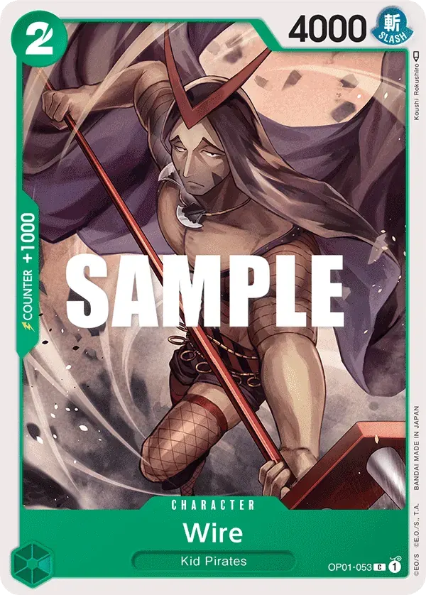 Wire — carte One Piece TCG OP01-053 (Romance Dawn)