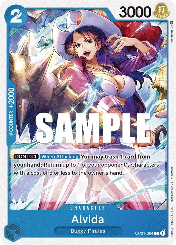 Alvida — carte One Piece TCG OP01-064 (Romance Dawn)