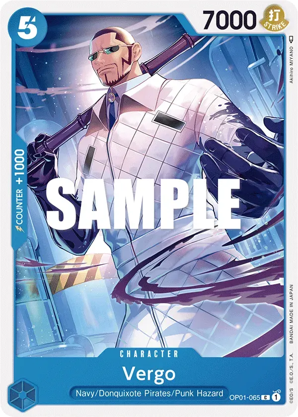 Vergo — carte One Piece TCG OP01-065 (Romance Dawn)