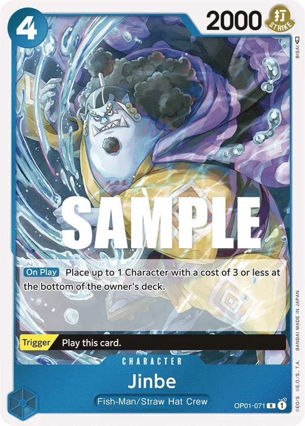 Jinbe — carte One Piece TCG OP01-071 (Romance Dawn)