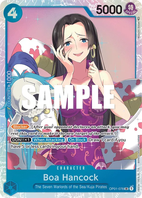 Boa Hancock — carte One Piece TCG OP01-078 (Romance Dawn)