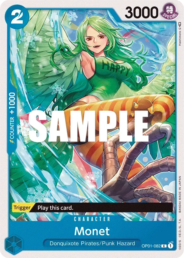 Monet — carte One Piece TCG OP01-082 (Romance Dawn)